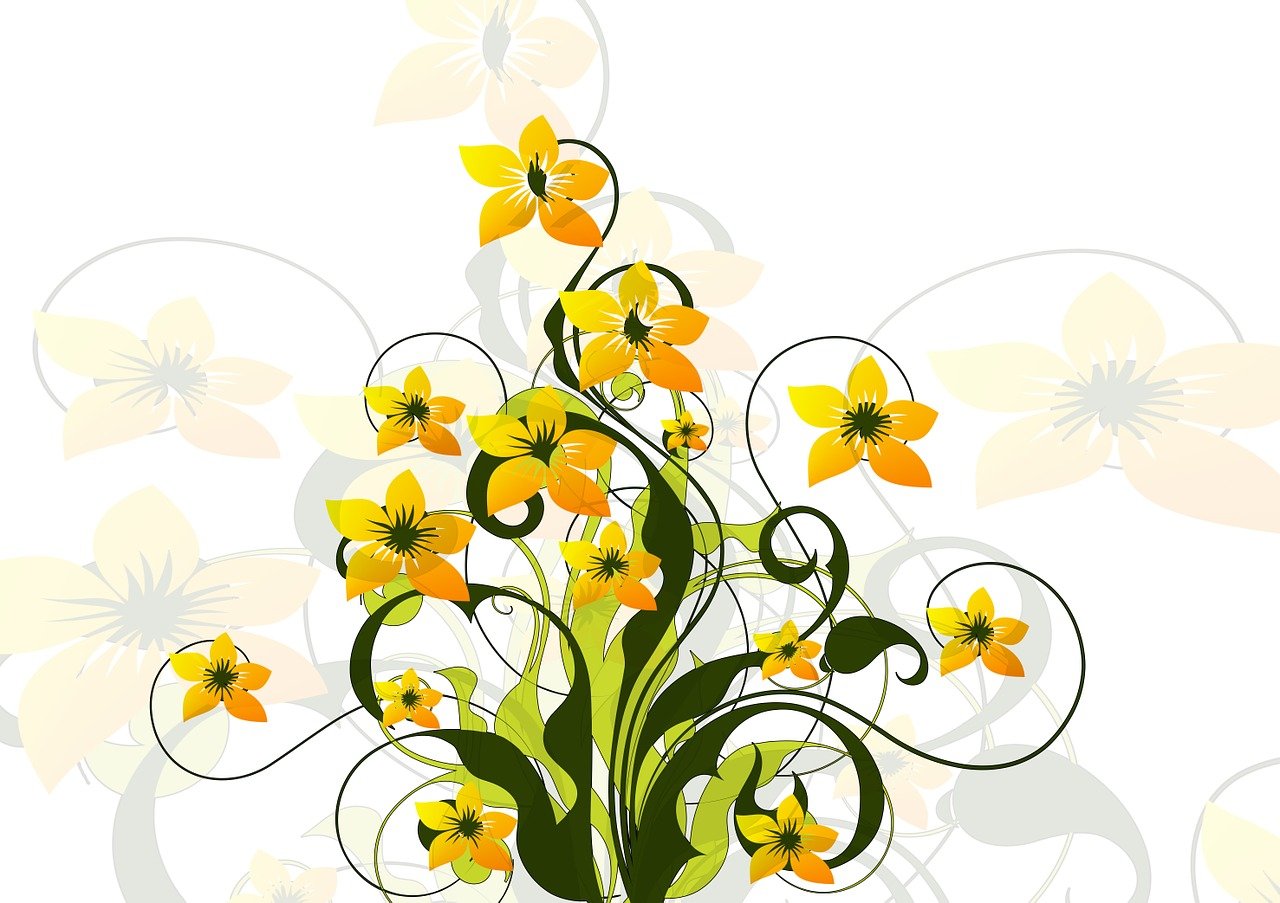 花卉形状画法/花卉形象简笔画